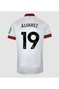 West Ham United Edson Alvarez #19 Jalkapallovaatteet Kolmaspaita 2024-25 Lyhythihainen